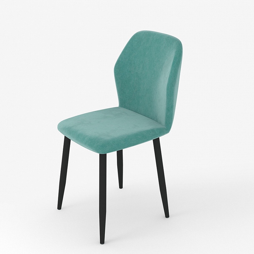 Мягкие стулья современные Сидней (бирюза-Velvet Lux 80)