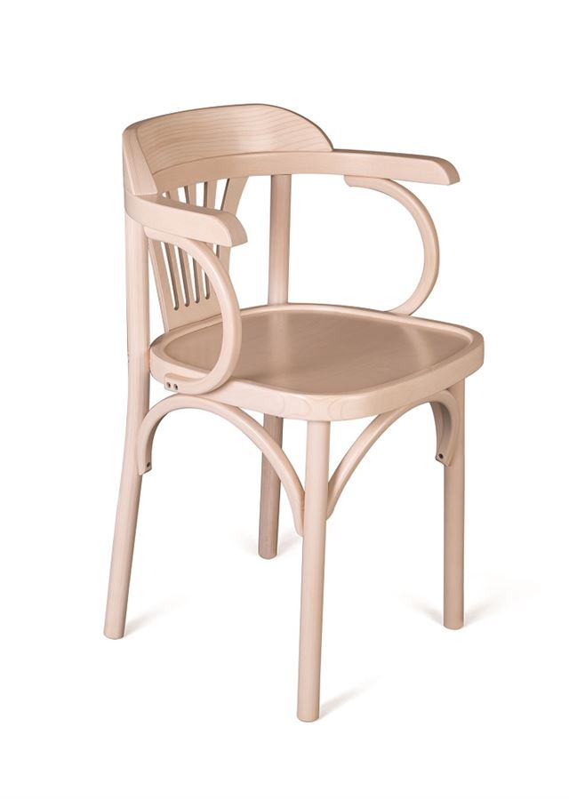 Венский стул деревянный (Белёный дуб)