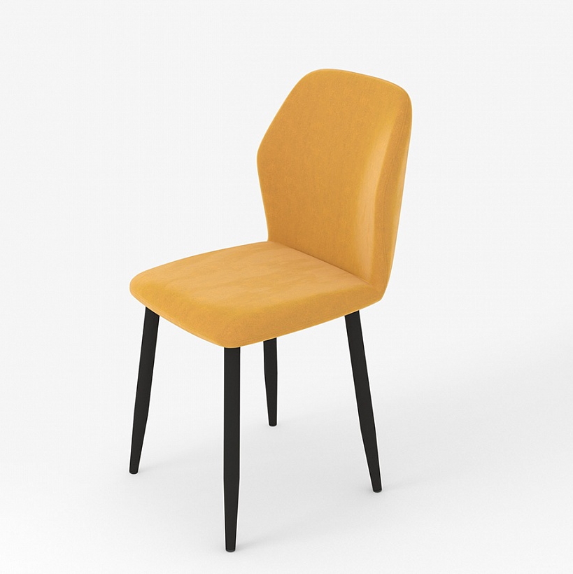 Современные кухонные стулья Сидней (оранжевый-Velvet Lux 83)
