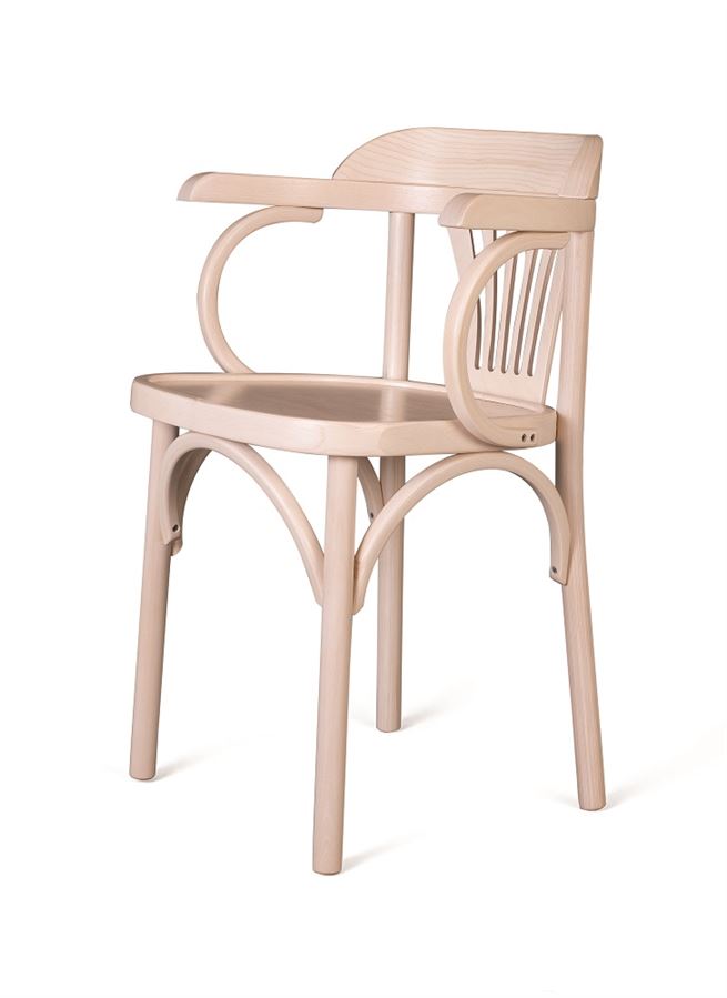 Венский стул деревянный (Белёный дуб)