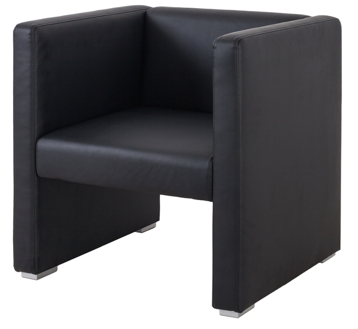 Кресло мягкое Б 01 (чёрное)