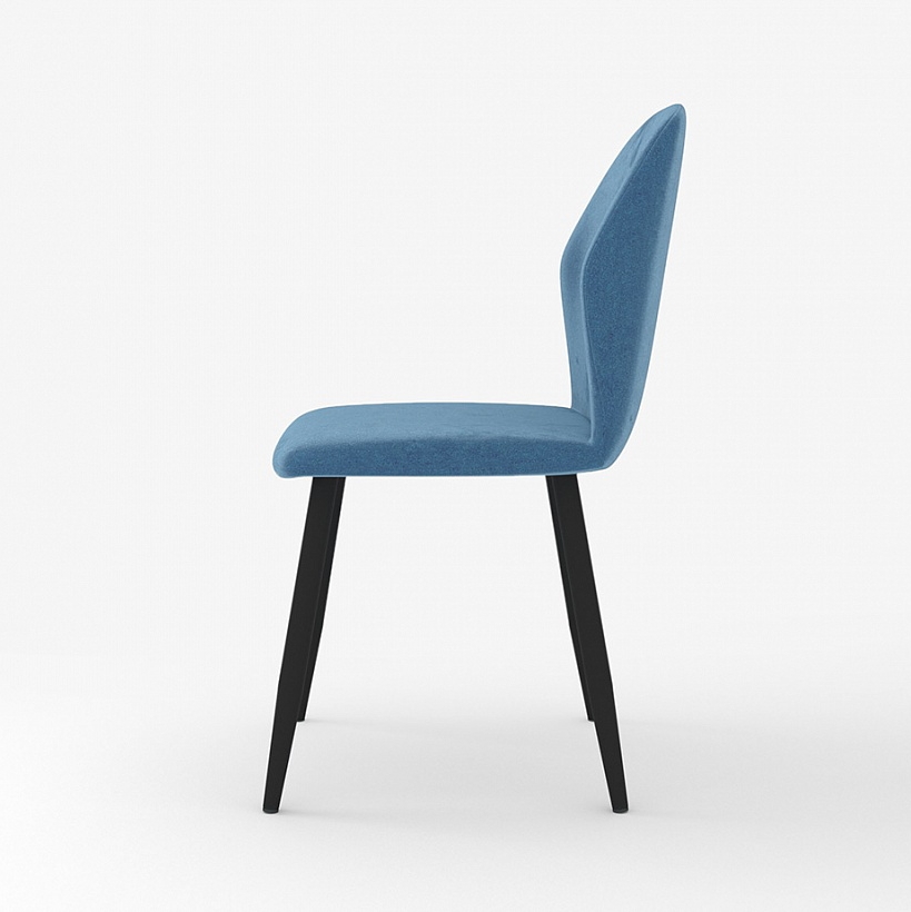 Мягкие стулья современные Сидней (синий-Velvet Lux 86)